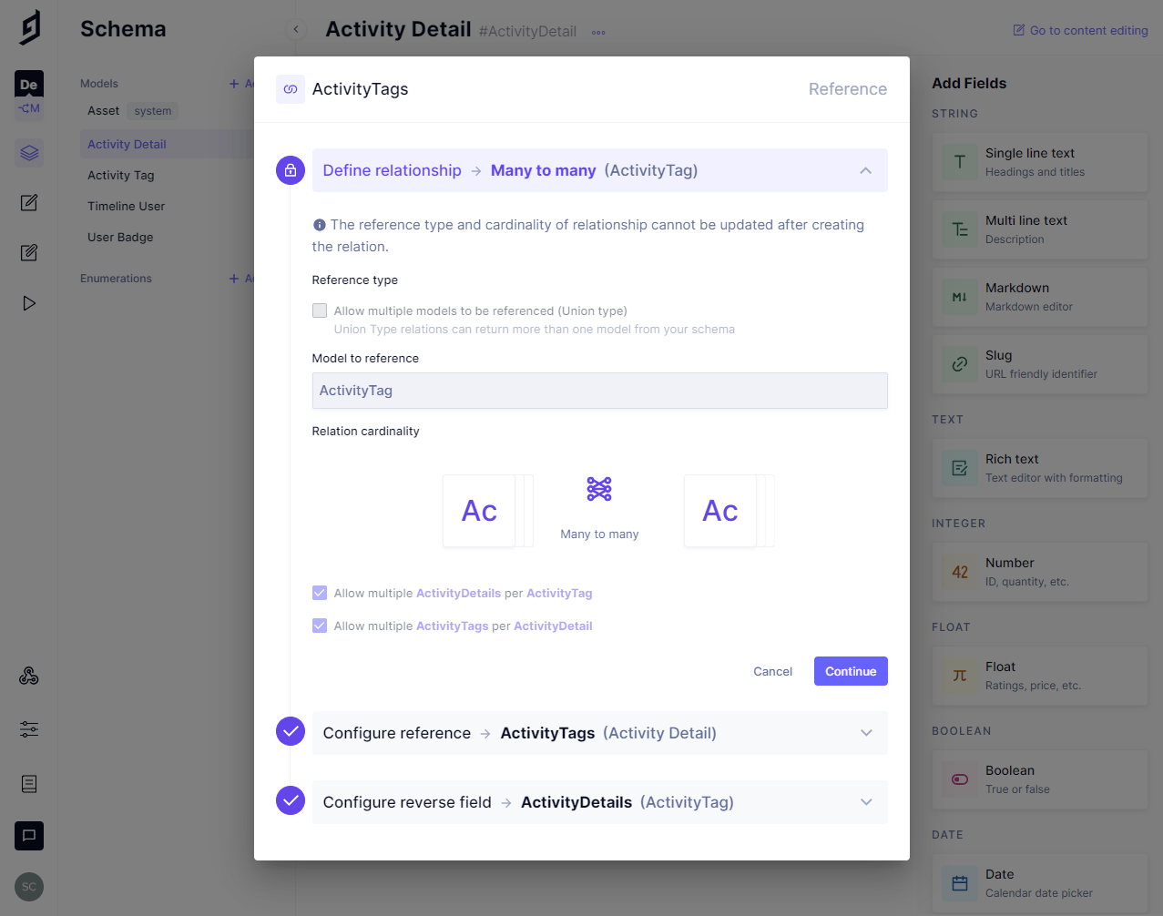 Activity Detail Relation to Activity Tag