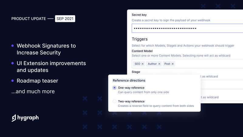 hygraph product update september 2021