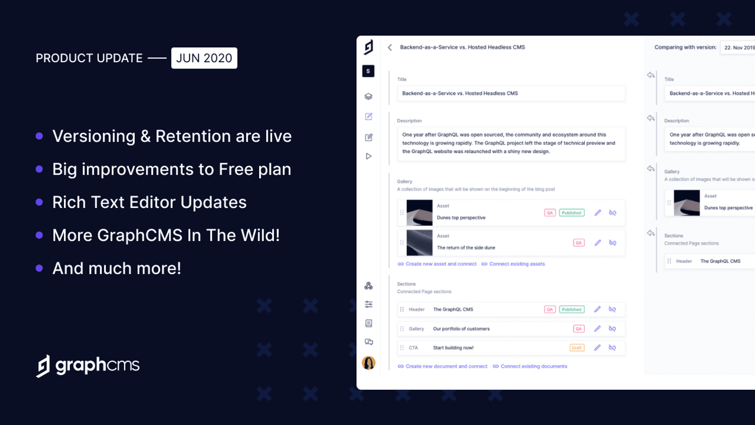 Hygraph Product Release - June 2020