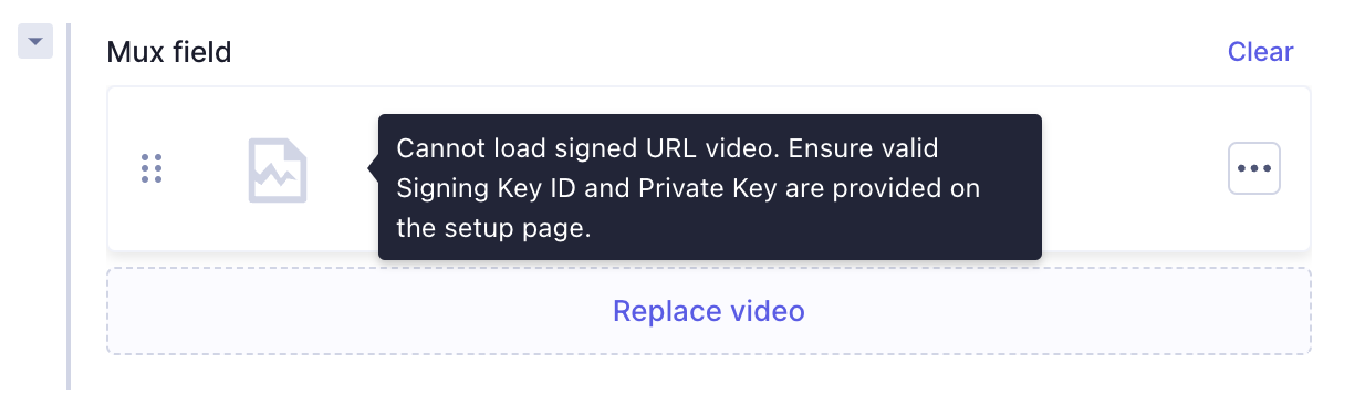 Mux - Video not loading in the content editor